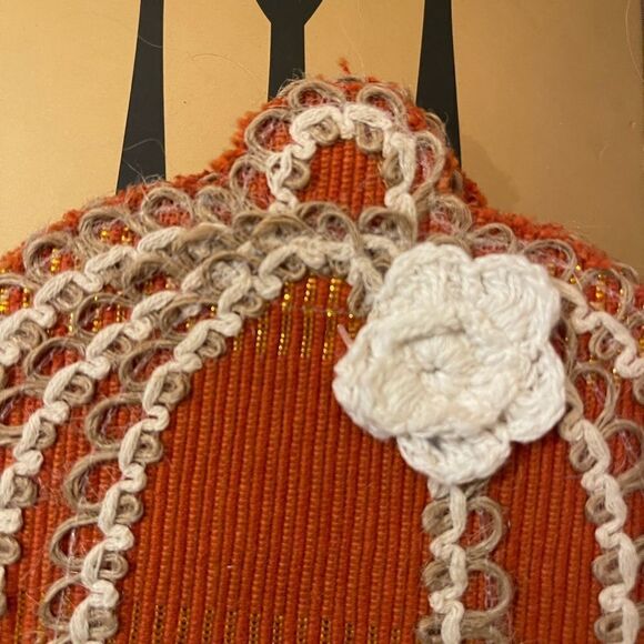 Nicole Miller Home Embroidered Pumpkin Thanksgiving Utensil Holders Set of 4 NWT - Picture 2 of 4